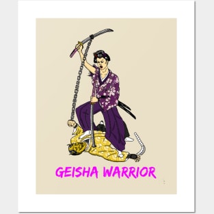 Geisha Warrior Posters and Art